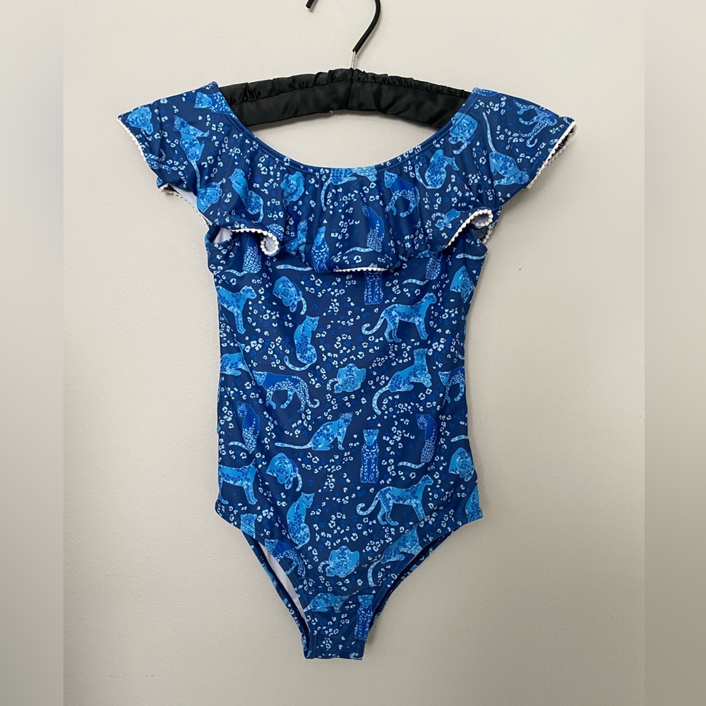 Snapper Rock Blue Kids Swim One Piece